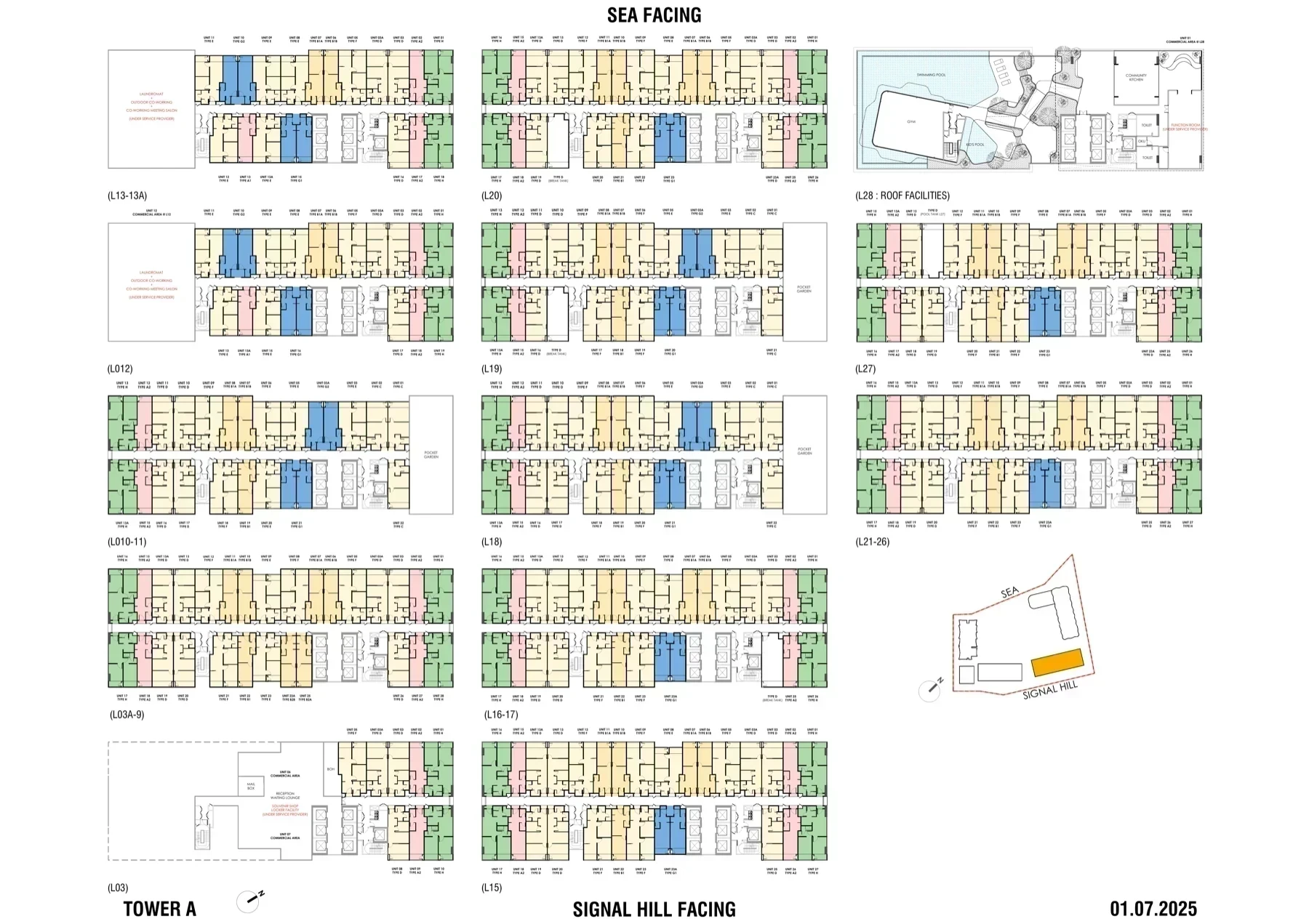 The Bedrock Floor Plan (Tower A) floor plan