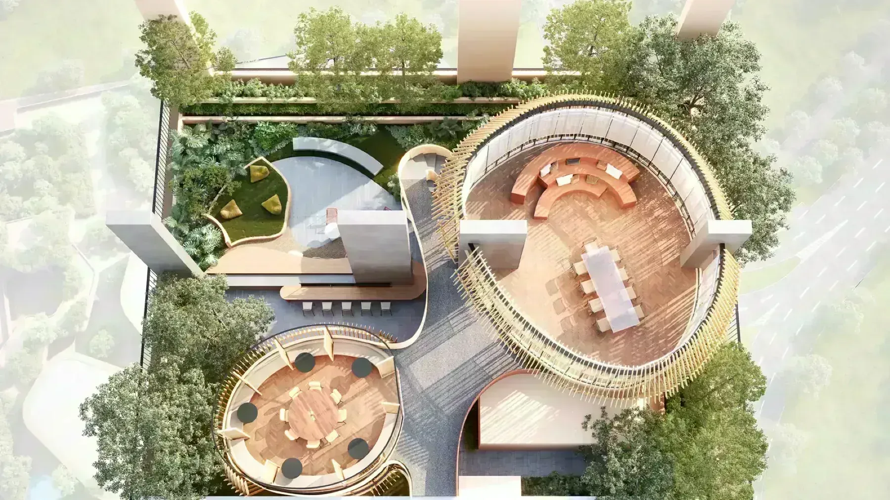 The Bedrock sky garden