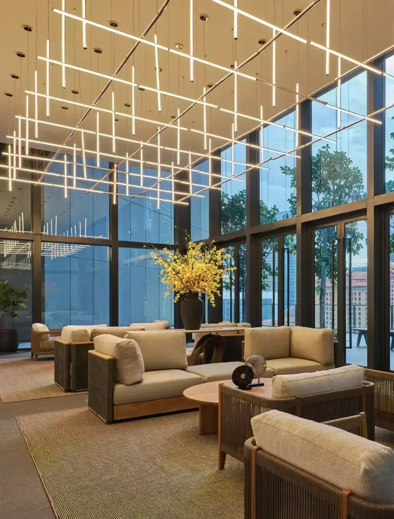 The Conlay lobby lounge seating