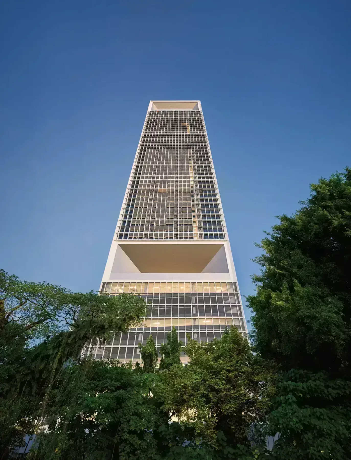 The Conlay tower exterior on Jalan Conlay