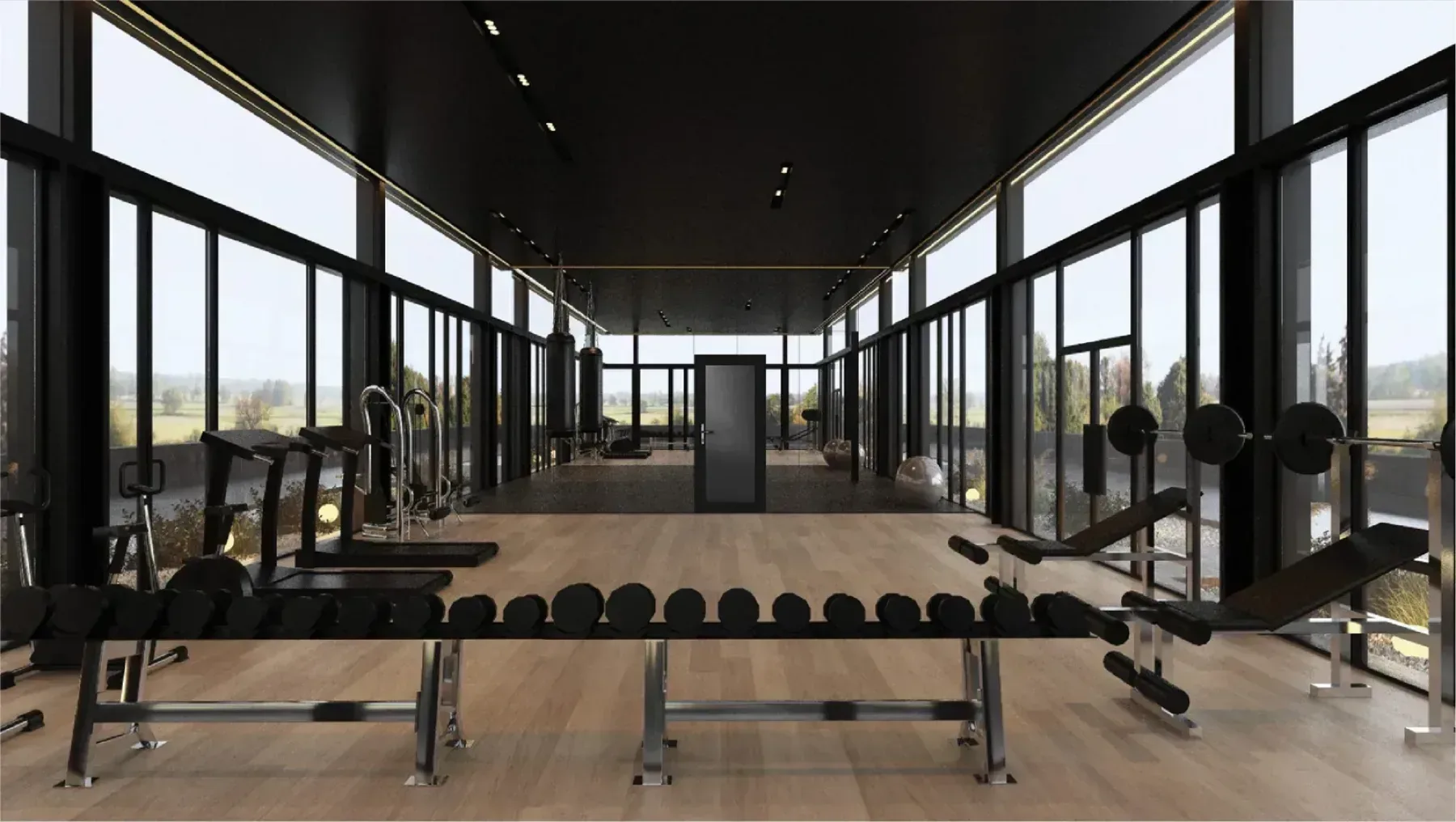The Maxxon Residence gym