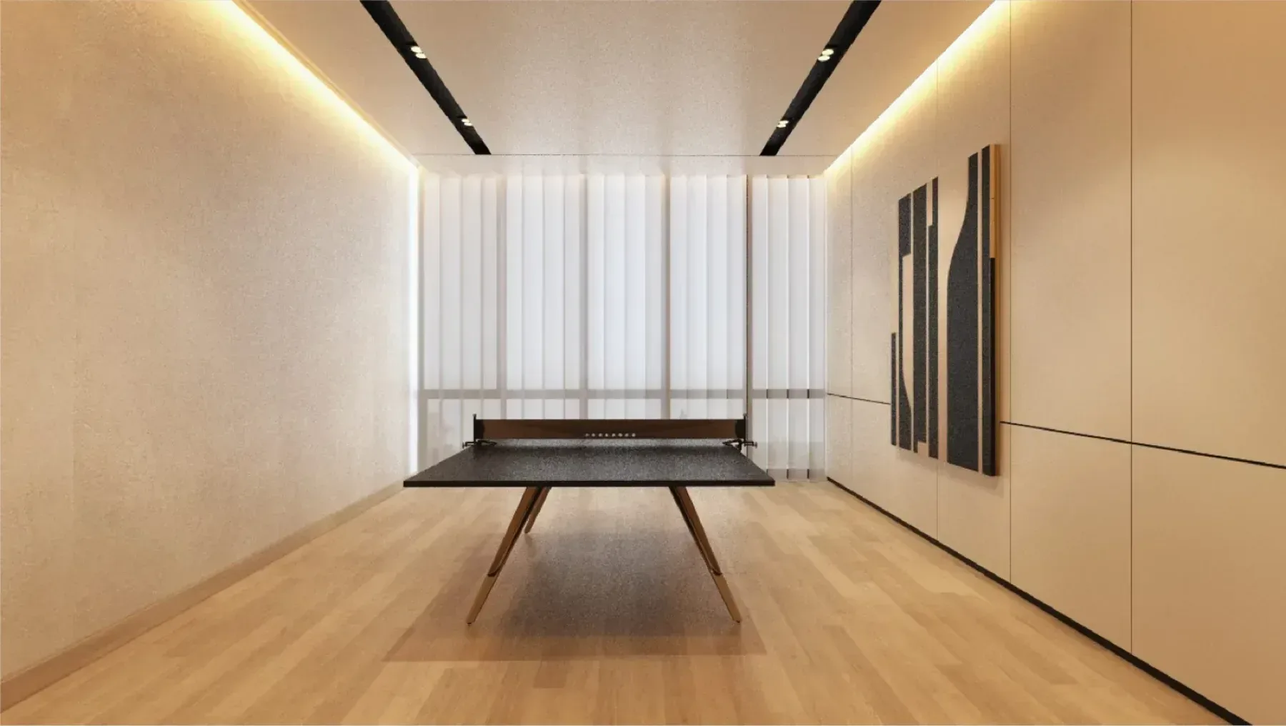 The Maxxon Residence table tennis room