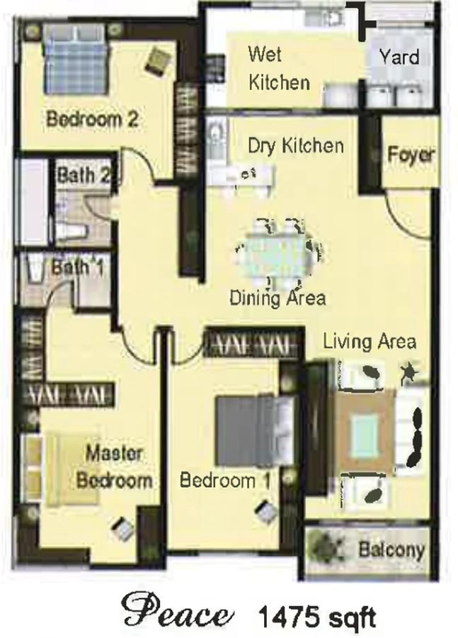 The Retreat Condominium floor plan 3