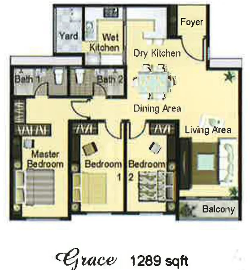The Retreat Condominium floor plan 2