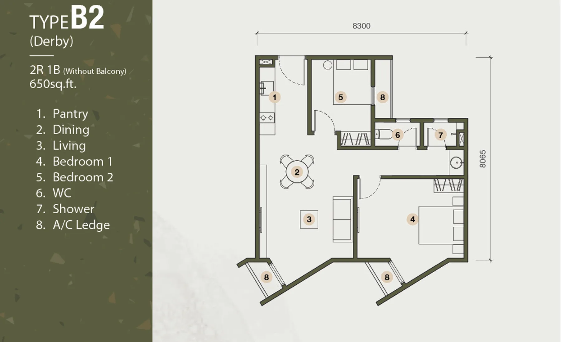 The Stallionz Ipoh Type B2 floor plan