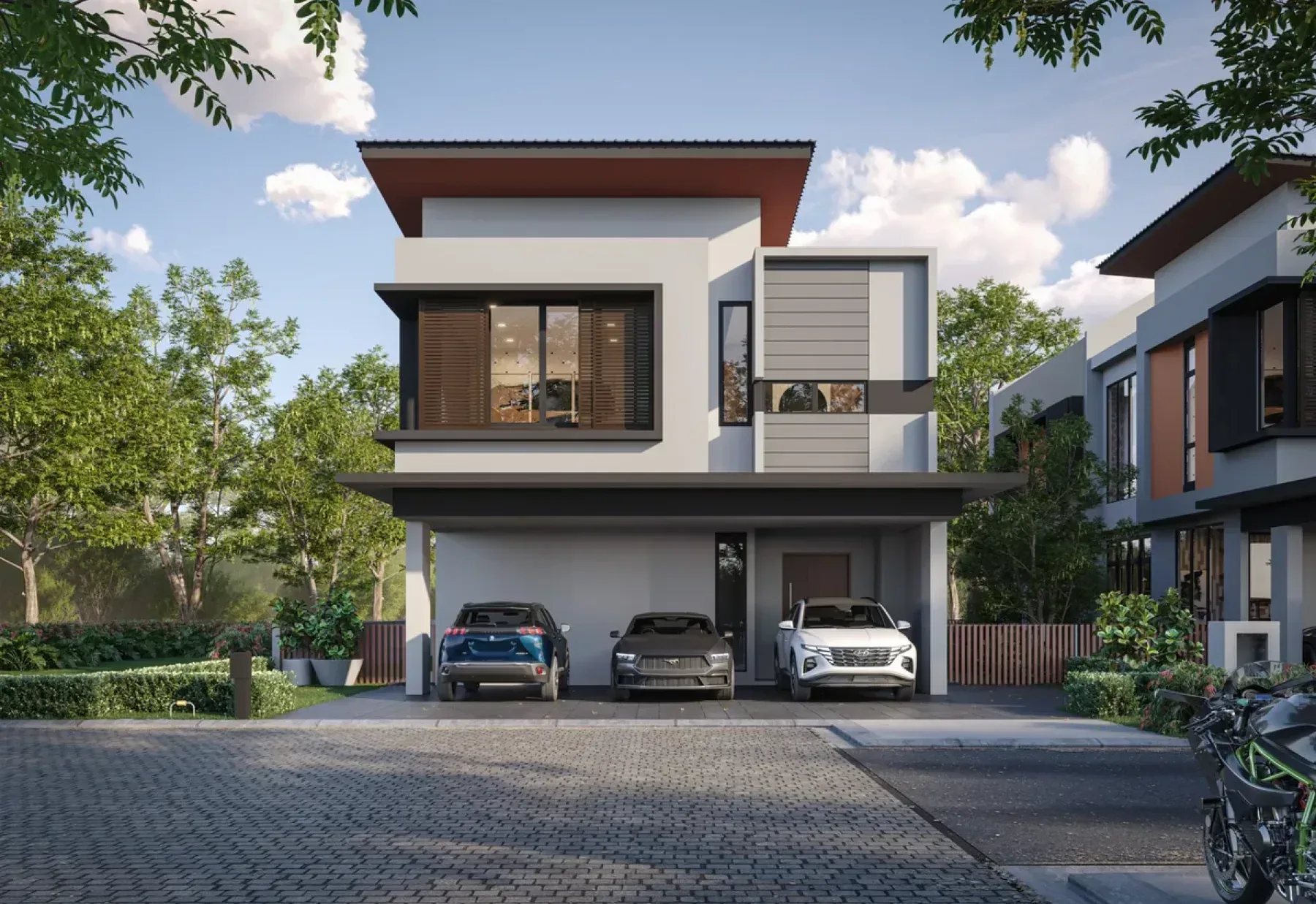The Straits View Garden bungalow facade