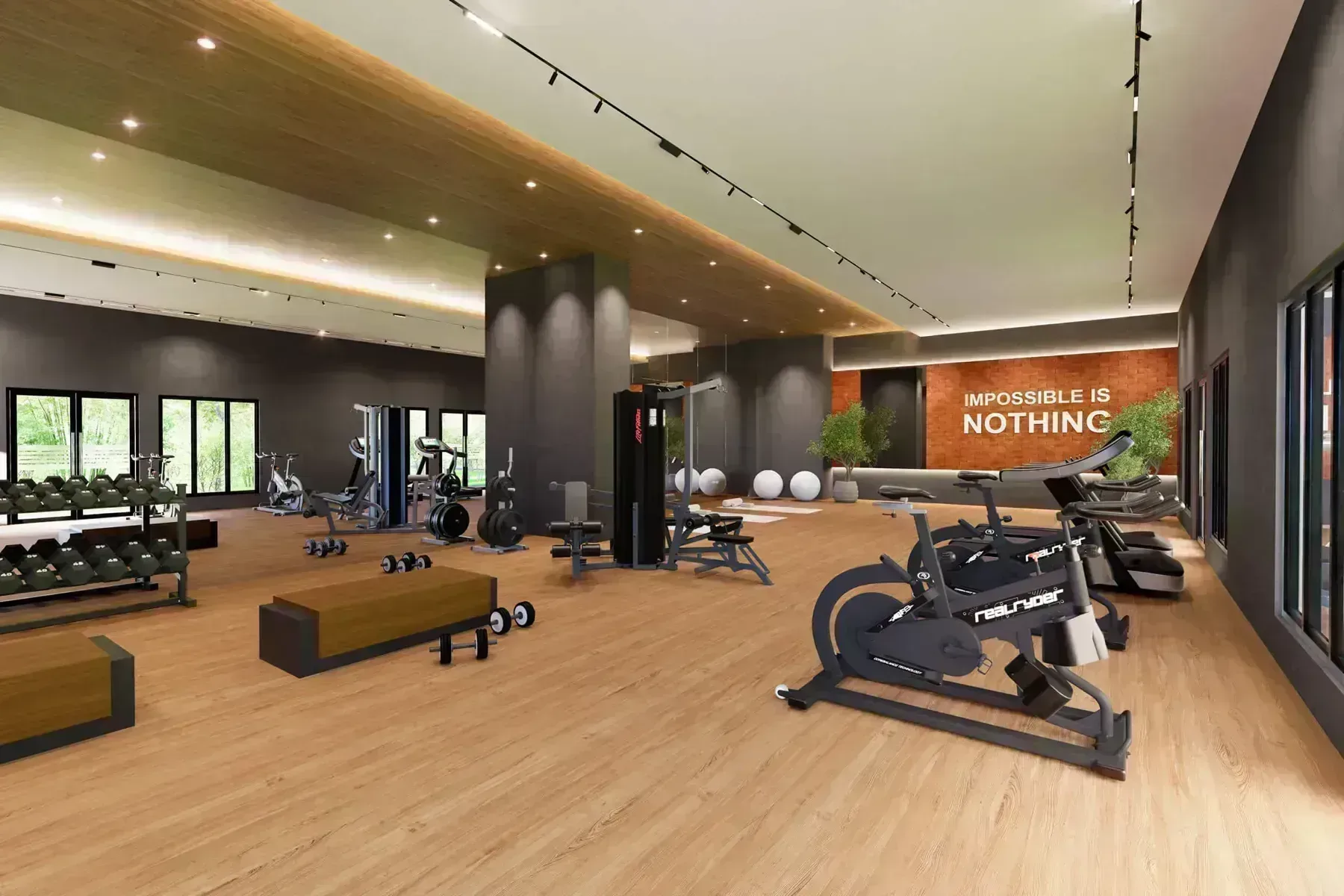 Trinity Rainfora gym room