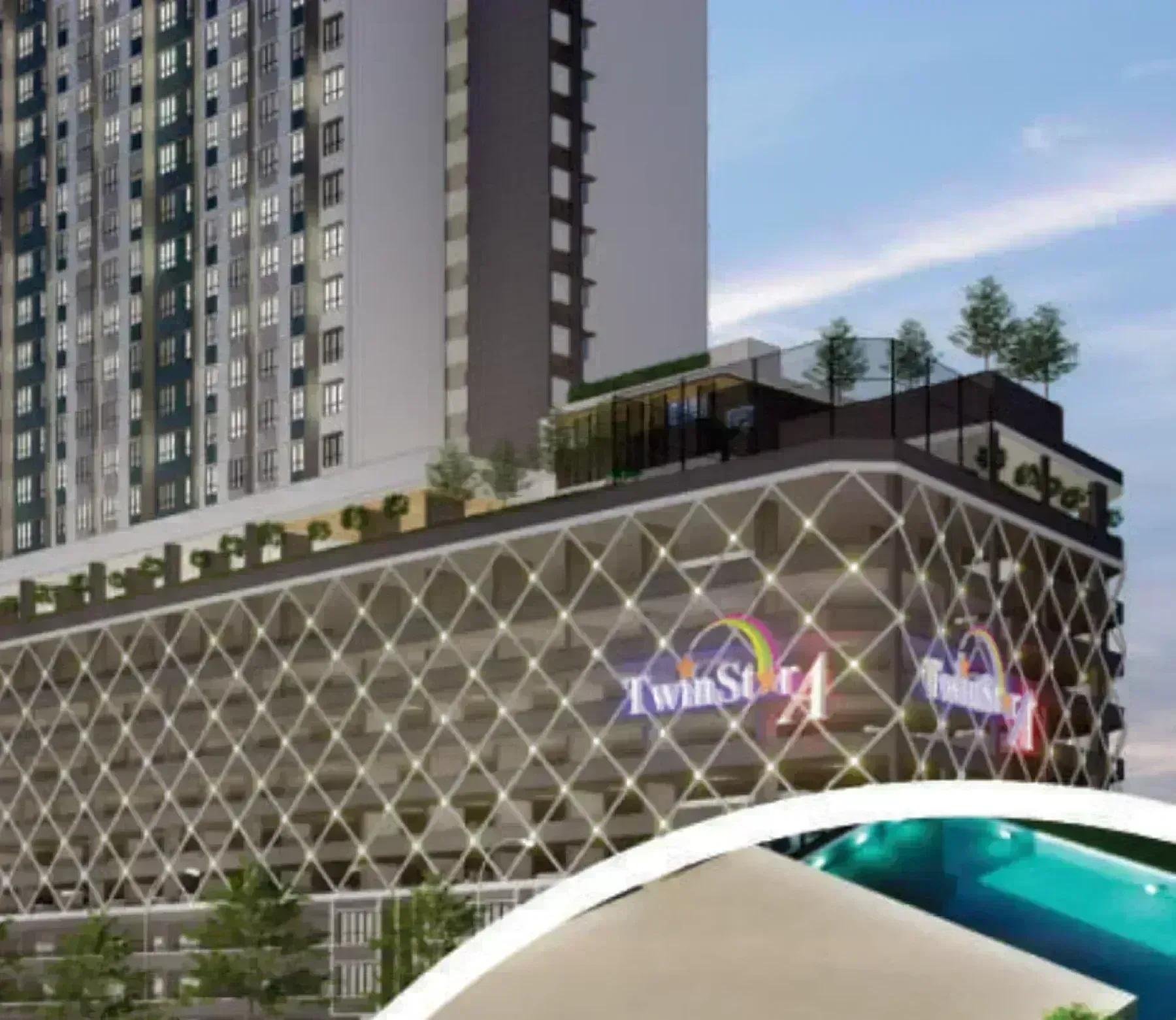TwinStar facade