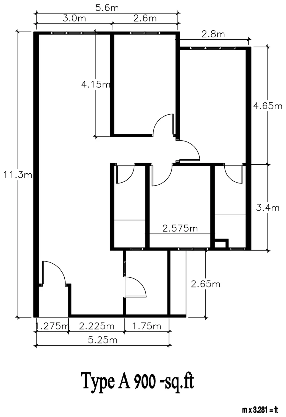 TwinStar floor plan 1