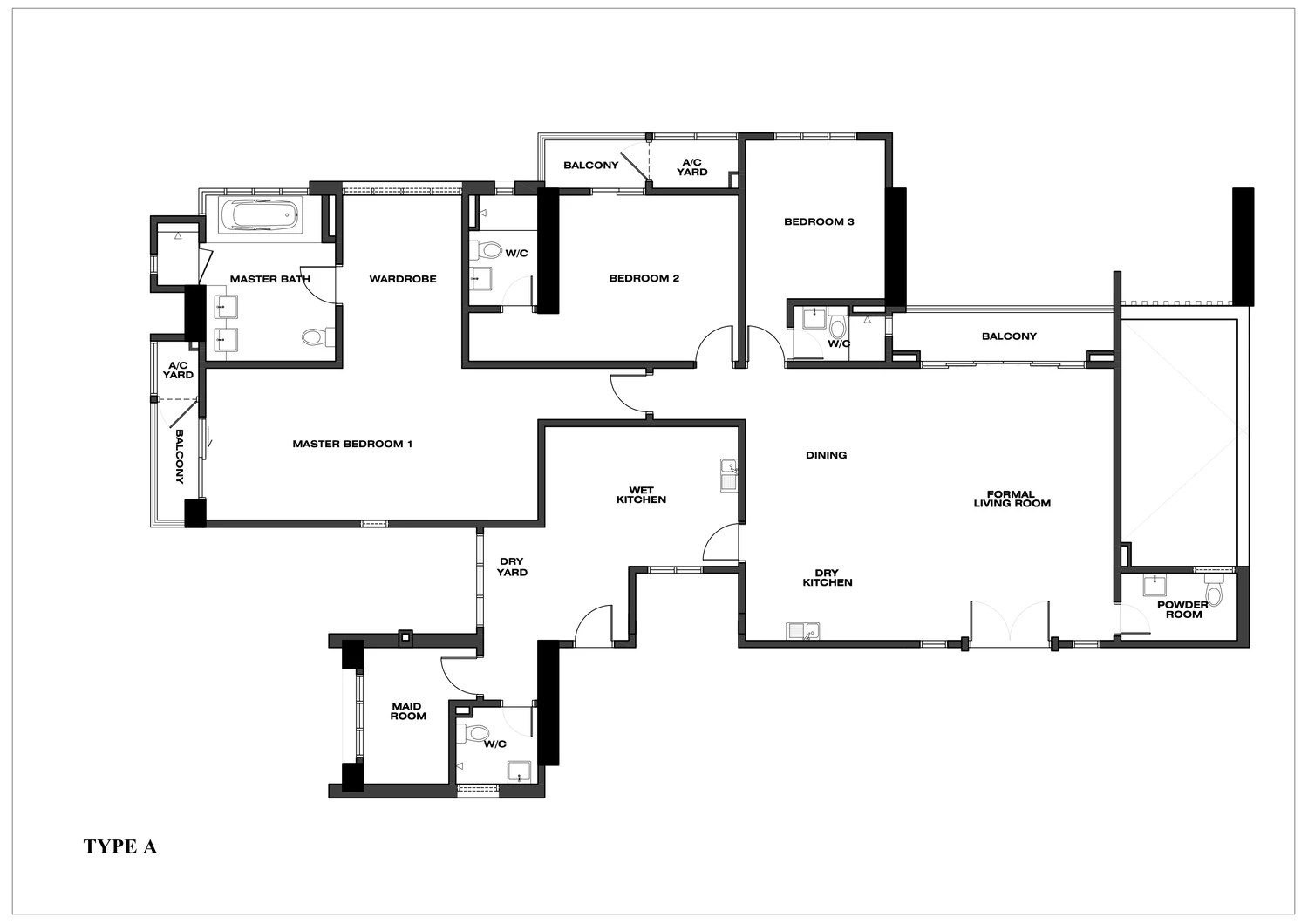 Valencia Residence floor plan 1