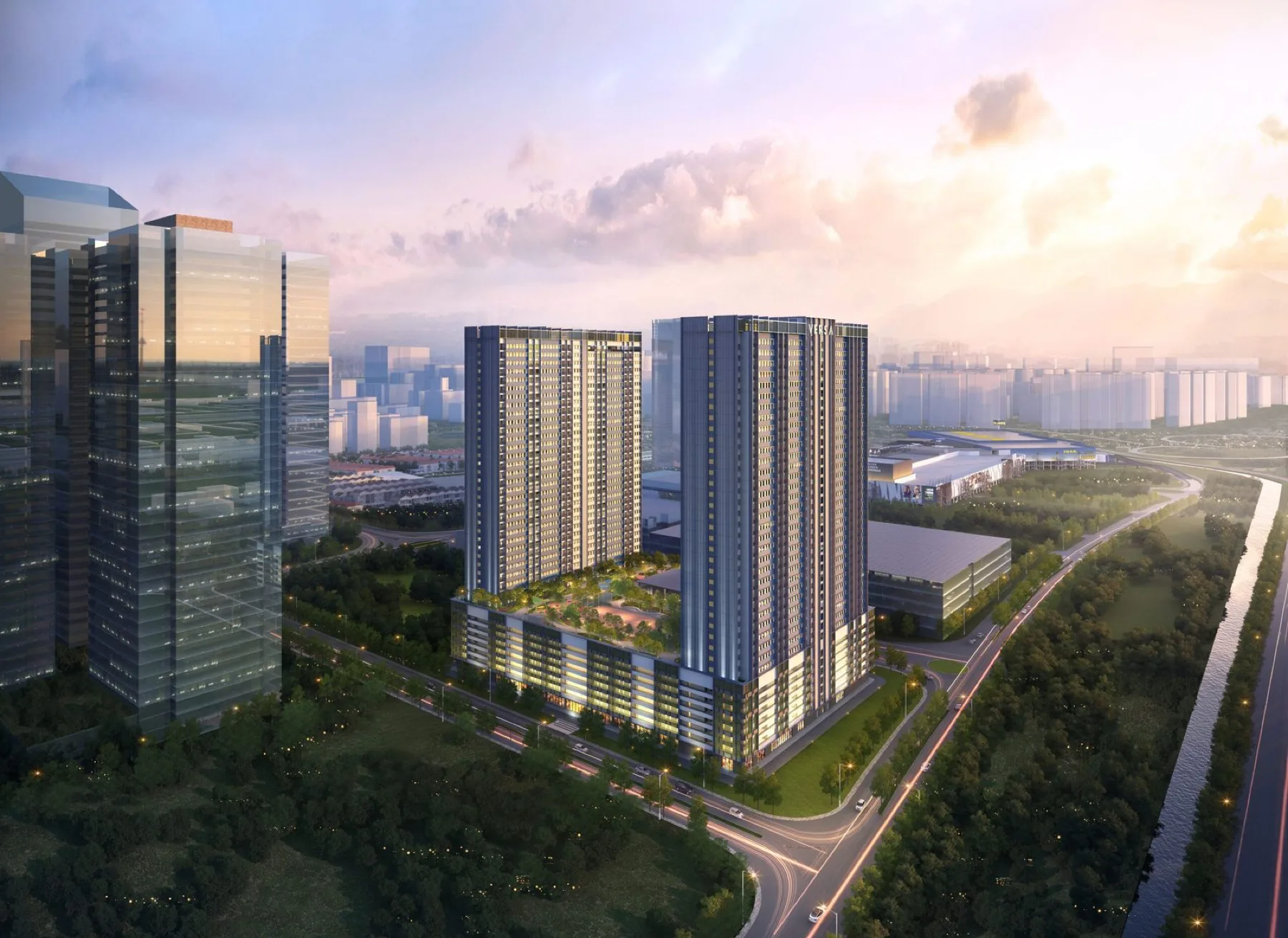 Versa, Batu Kawan — artist impression