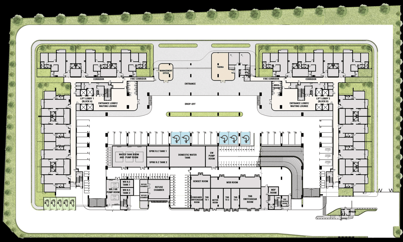 Vi Residence, Batu Kawan — artist impression