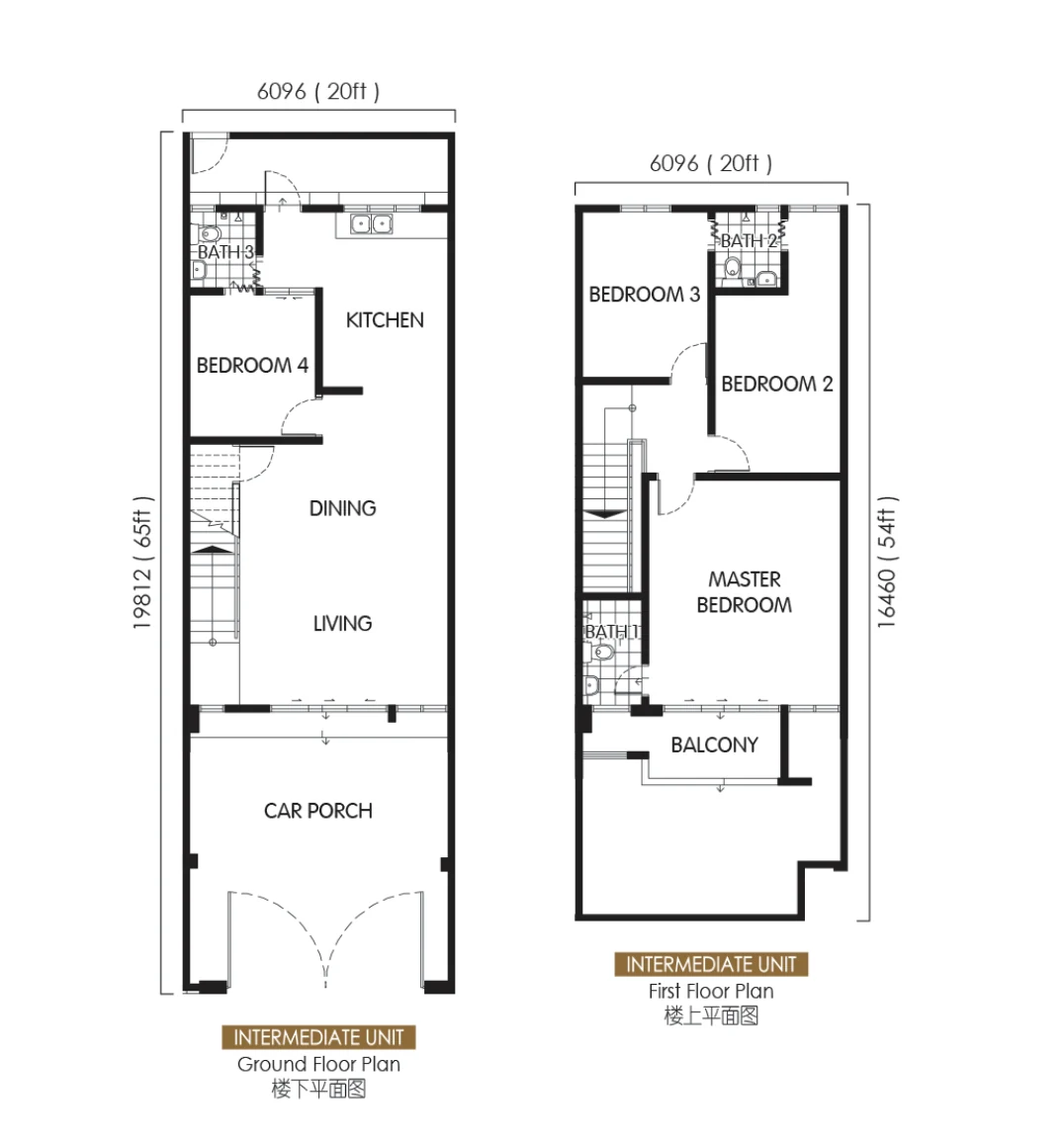 Vista Ixora Floor Plan (Ground) floor plan