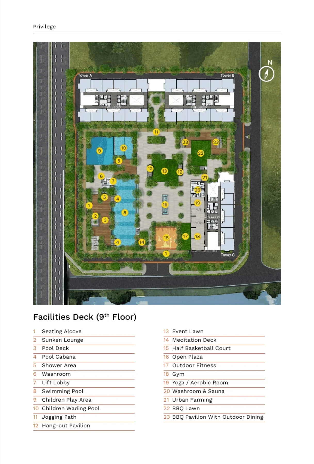 Vivo Executive Apartment Floor Plan (Tower C) floor plan