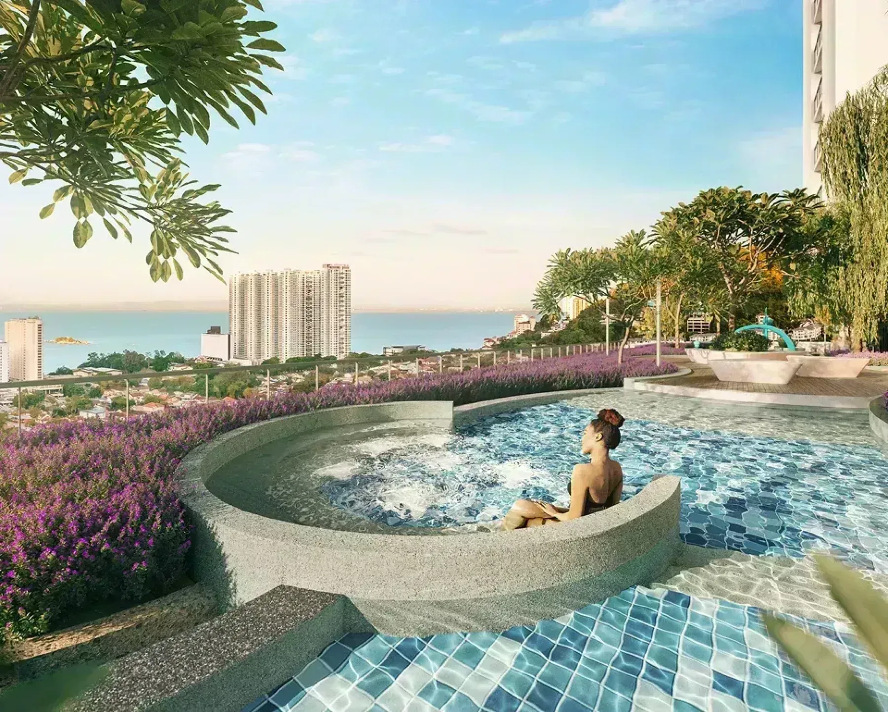Waterstone Tanjung Bungah hydrotherapy pool