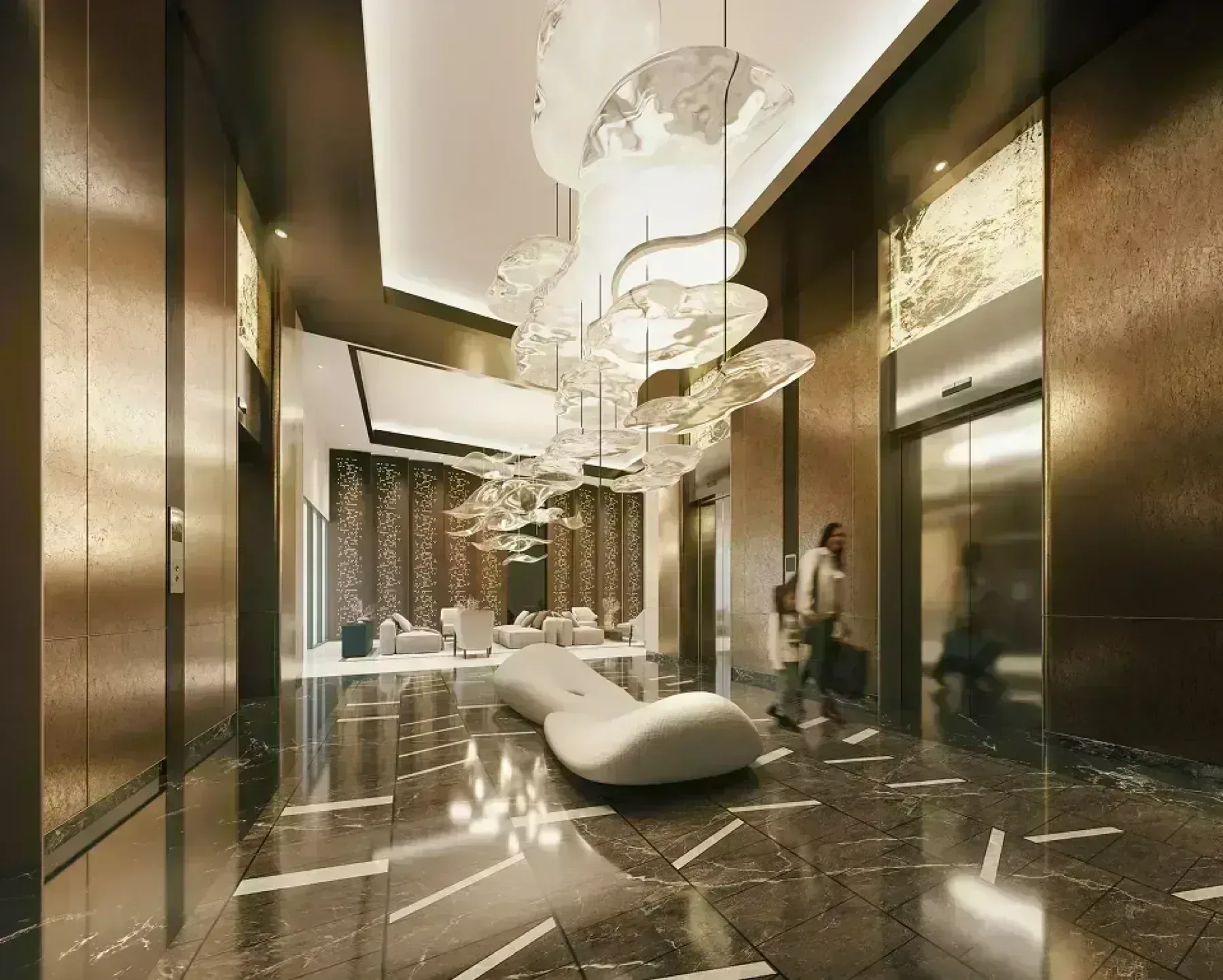 Waterstone Tanjung Bungah lift lobby