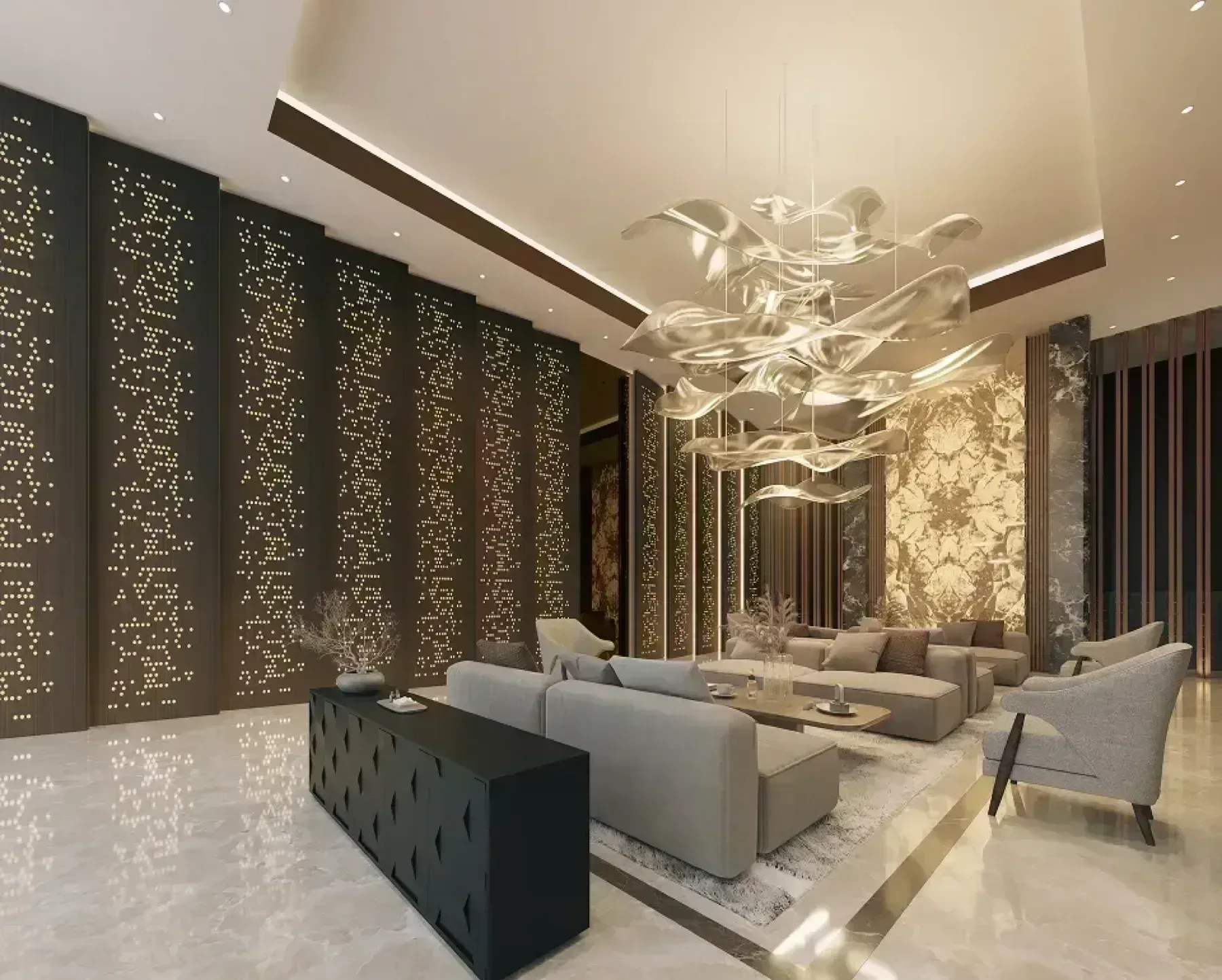 Waterstone Tanjung Bungah residential main lobby