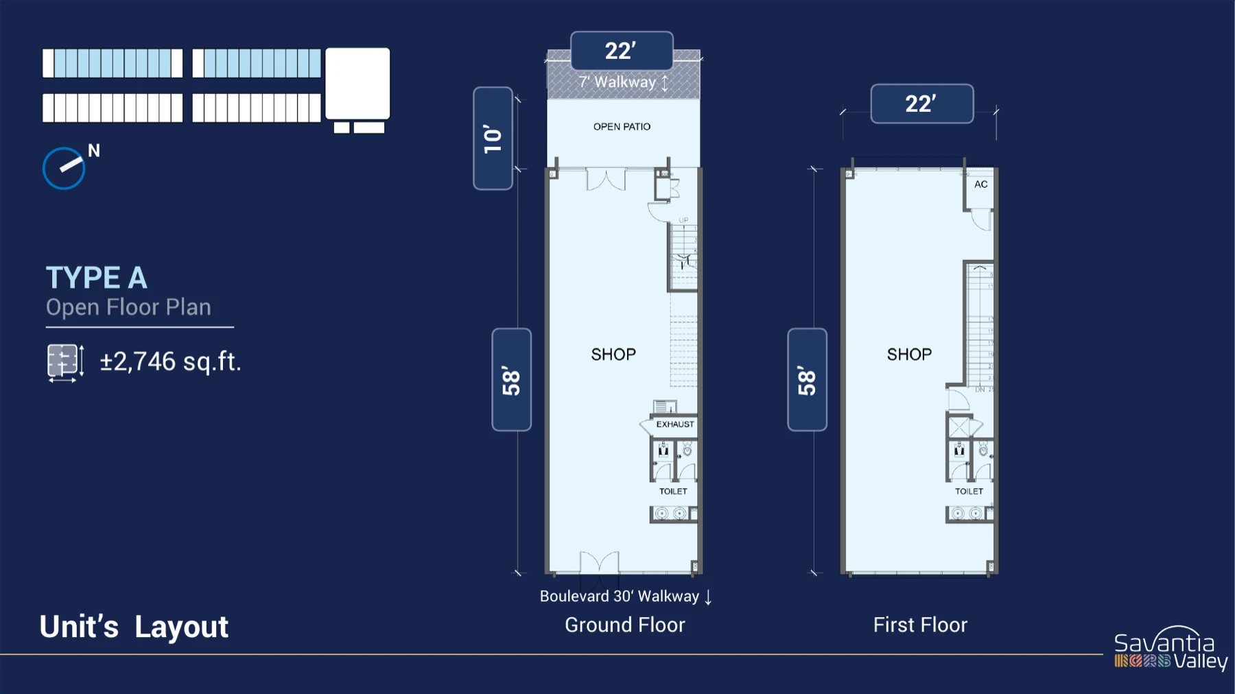 Wisdom Boulevard Type A floor plan
