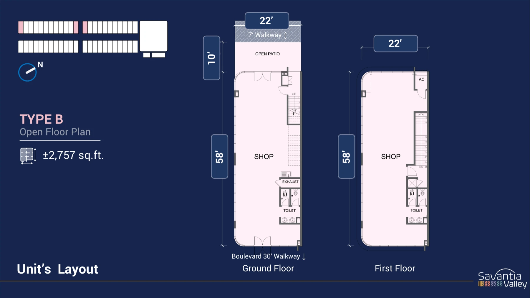 Wisdom Boulevard Type B floor plan