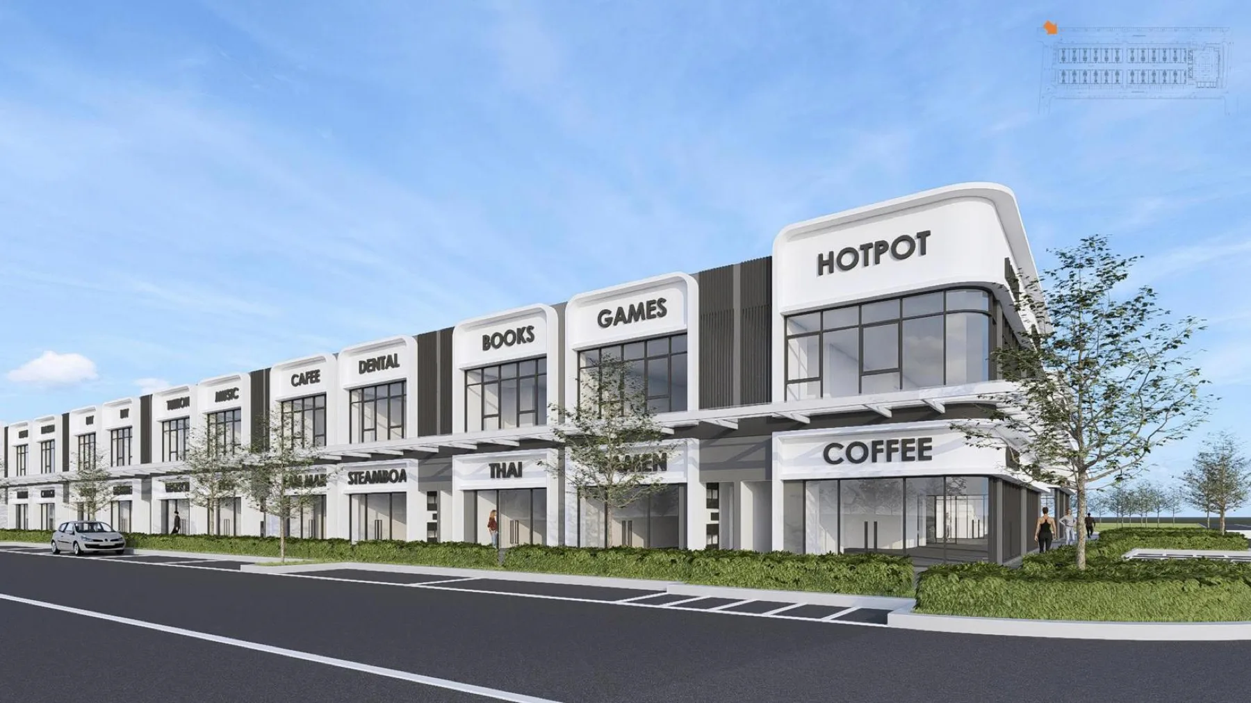 Wisdom Boulevard, Batu Kawan — artist impression